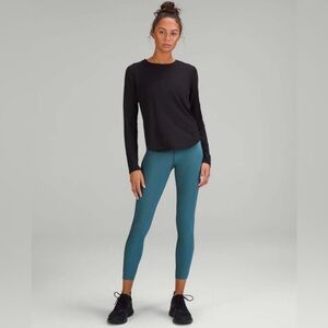 Lululemon Base Pace High-Rise Tight 25" *Two-Tone Ribbed
Green Jasper/Blue Chill